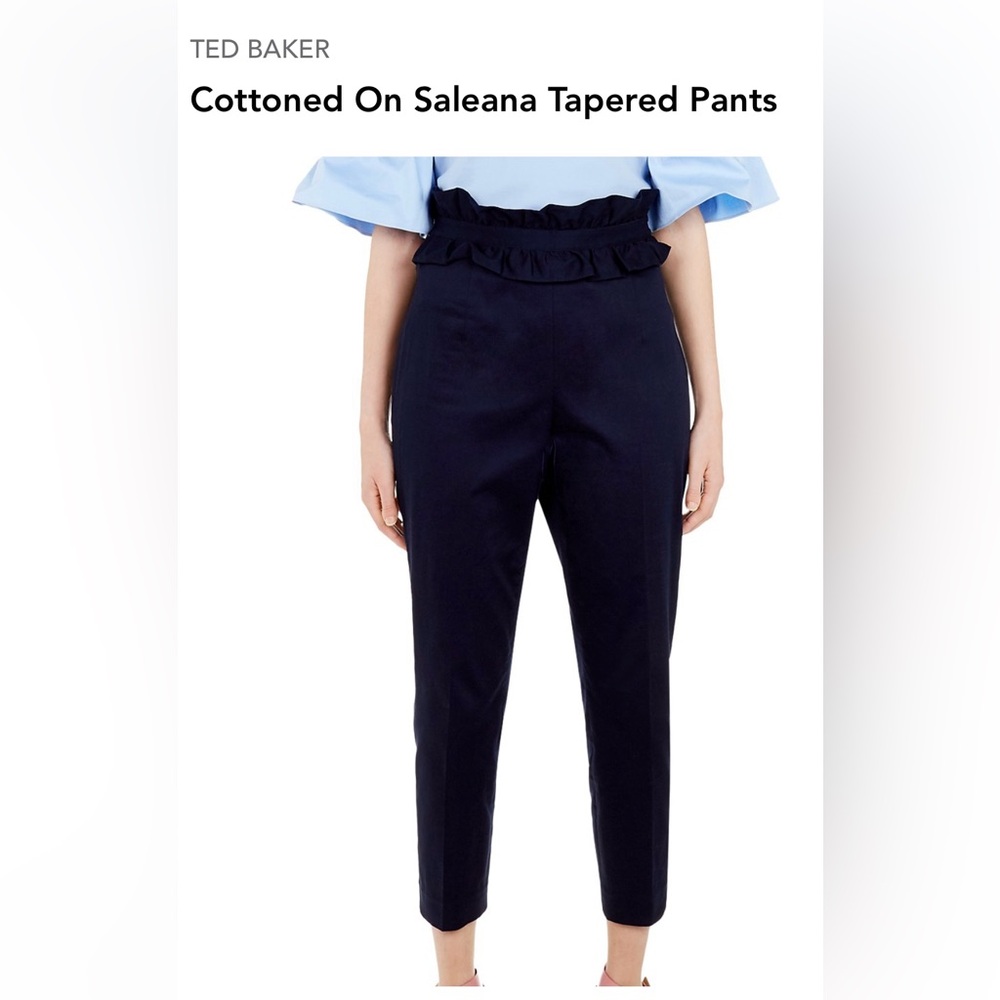 Ted Baker Cottoned On Saleana Tapered Slacks.  (Ted size 4 = 10).